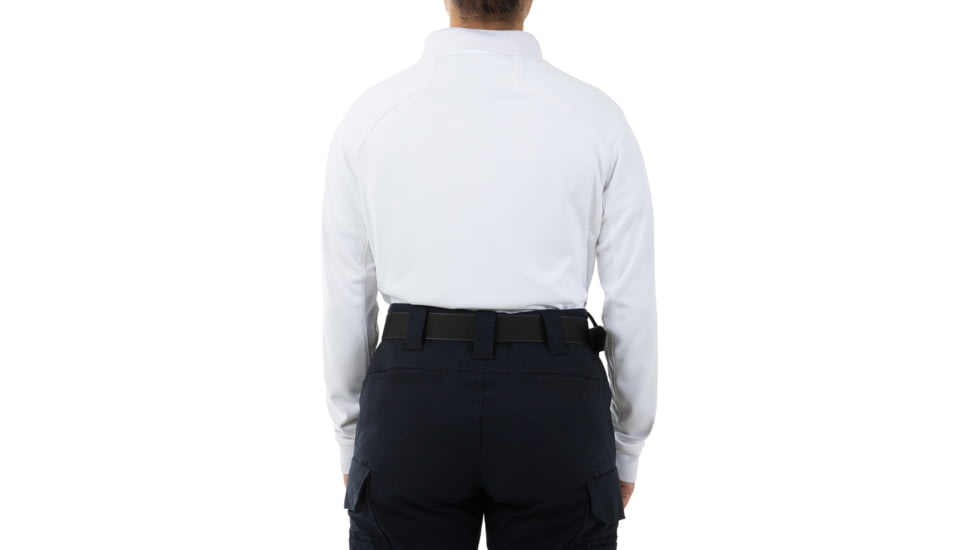 First Tactical Performance Long Sleeve Polo - Womens, White, 3XL, 121503-010-3XL