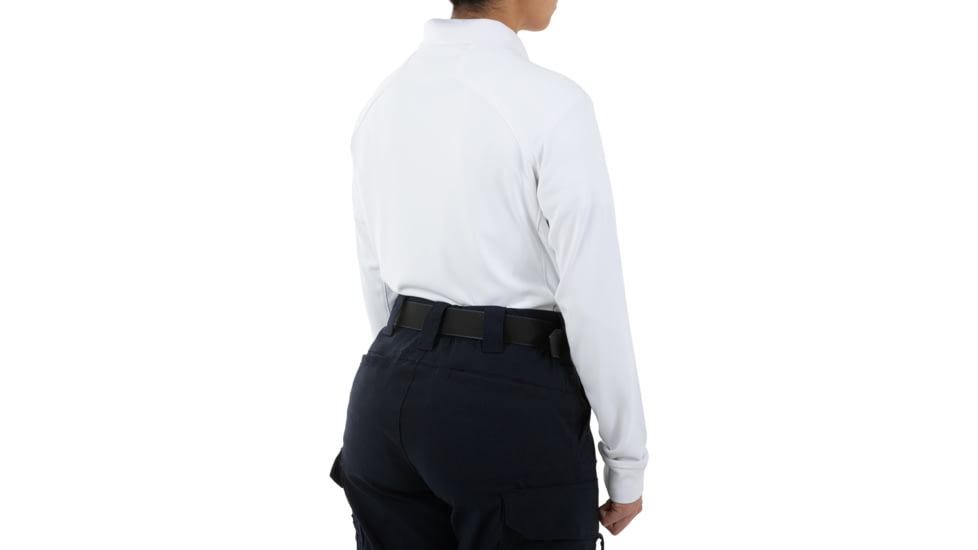 First Tactical Performance Long Sleeve Polo - Womens, White, 3XL, 121503-010-3XL