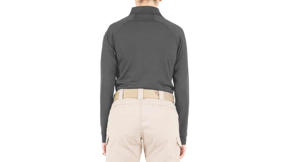 First Tactical Performance Long Sleeve Polo - Womens, Wolf Grey, 3XL, 121503-036-3XL