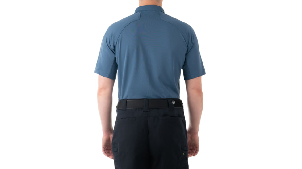 First Tactical Performance Short Sleeve Polo - Mens, French Blue, Regular/3XL, 112509-484-3XL