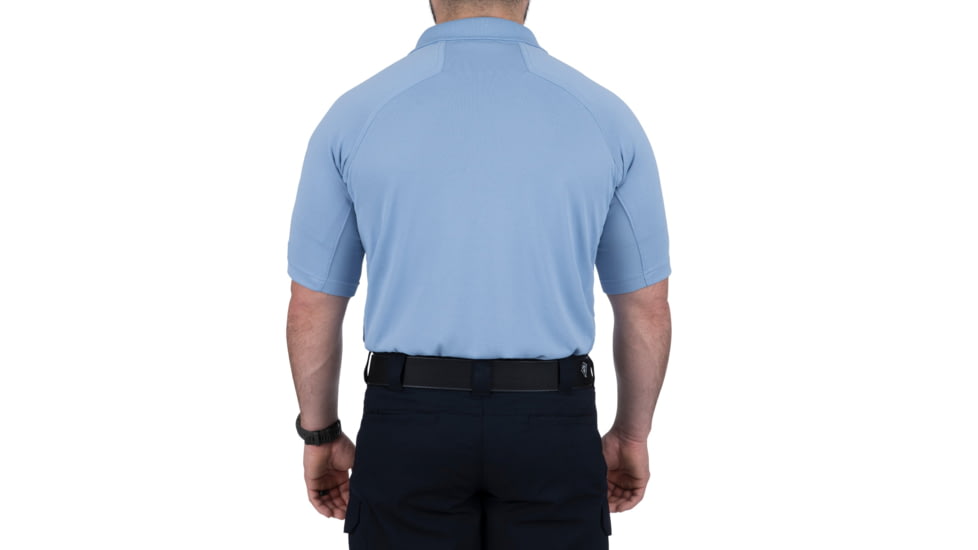 First Tactical Performance Short Sleeve Polo - Men's, Regular, Medium Blue, 3XL, 112509-781-3XL-R
