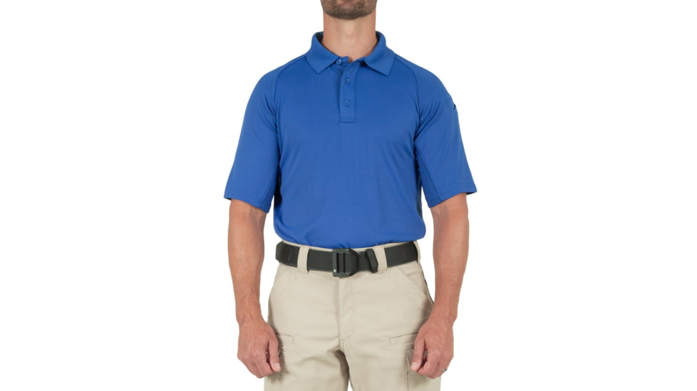 First Tactical Performance Short Sleeve Polo - Mens, Regular, Academy Blue, 5XL, 112509-691-5XL-R