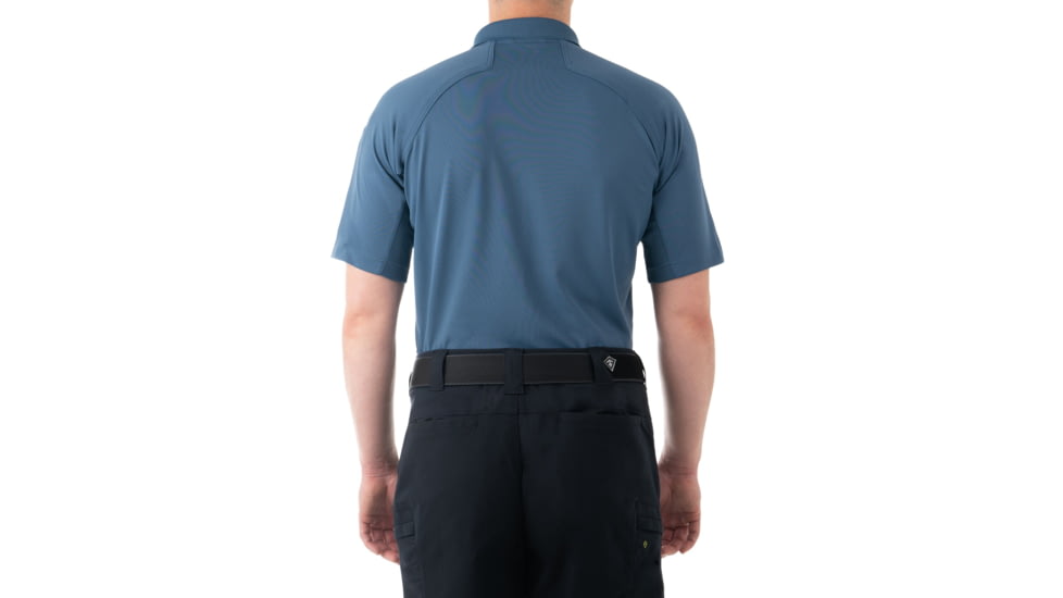 First Tactical Performance Short Sleeve Polo - Mens, Regular, French Blue, 5XL, 112509-484-5XL-R