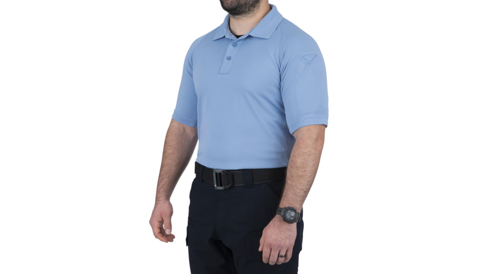 First Tactical Performance Short Sleeve Polo - Mens, Regular, Medium Blue, 6XL, 112509-781-6XL-R