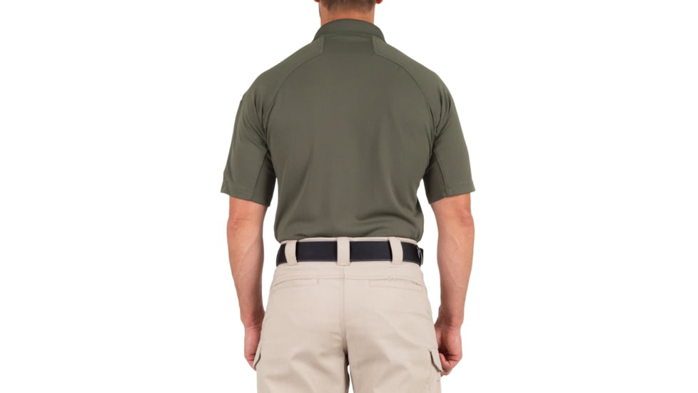First Tactical Performance Short Sleeve Polo - Mens, Regular, OD Green, 5XL, 112509-830-5XL-R