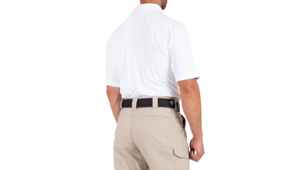 First Tactical Performance Short Sleeve Polo - Mens, Regular, White, 5XL, 112509-010-5XL-R