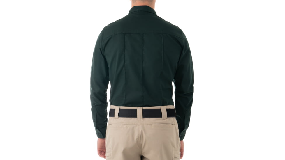 First Tactical Pro Duty Long Sleeve Shirt - Men's, Short, Spruce Green, Large, 111011-812-L-S