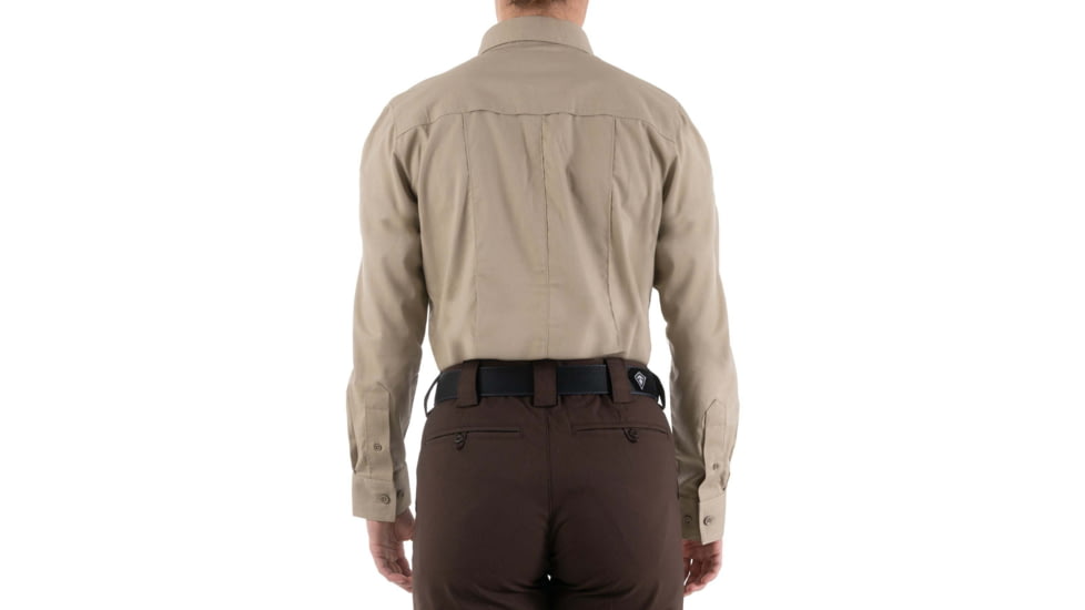 First Tactical Pro Duty Long Sleeve Shirt - Womens, Silver Tan, Extra Large, 121011-065-XL-R