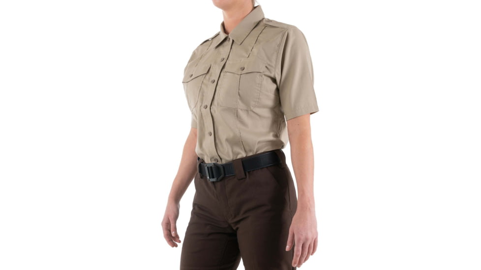 First Tactical Pro Duty Short Sleeve Shirt - Women's, Silver Tan, 2XL, 122001-065-XXL-R