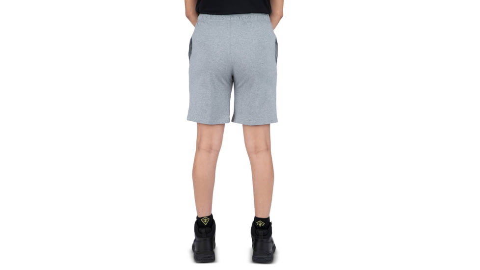 First Tactical PT Tactic Cotton Short - Womens, Heather Grey, Large, 125008-016-L