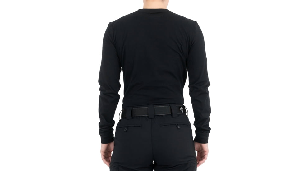 First Tactical Tactix Cotton Long Sleeve Tee - Womens, Black, Large, 121505-019-L