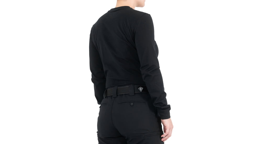 First Tactical Tactix Cotton Long Sleeve Tee - Women's, Black, Large, 121505-019-L