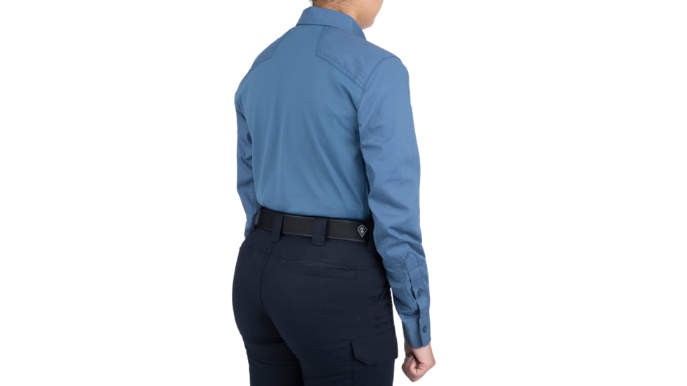 First Tactical V2 Pro Perf Long Sleeve Shirt - Women's, Regular, French Blue, Large, 121015-484-L-R