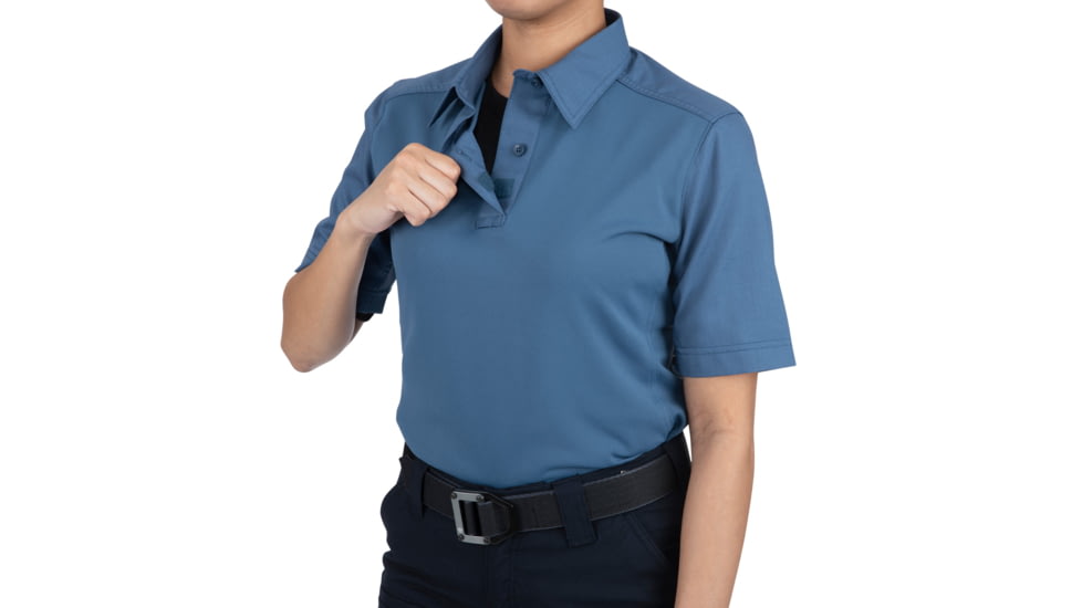 First Tactical V2 Pro Perf Short Sleeve Shirt - Womens, Tall, French Blue, Large, 122012-484-L-T