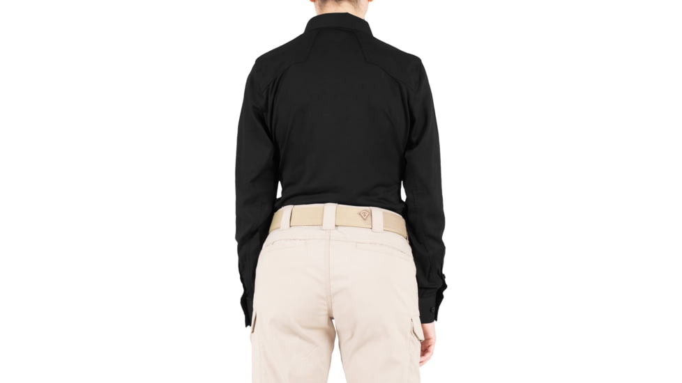 First Tactical V2 Pro Performance Long Sleeve Shirt - Womens, Black, Extra Large, R, 121015-019-XL-R