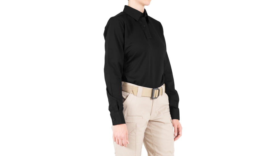 First Tactical V2 Pro Performance Long Sleeve Shirt - Womens, Black, Extra Large, R, 121015-019-XL-R