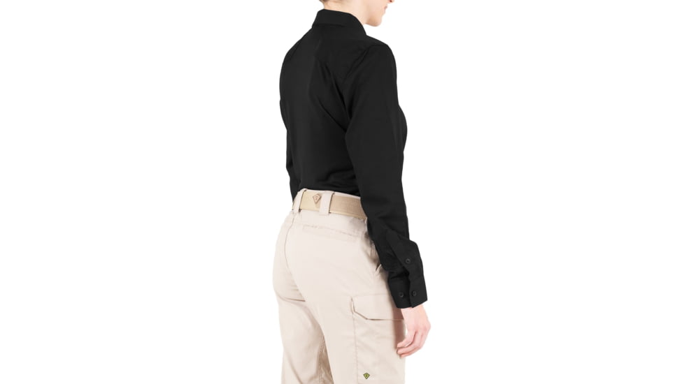 First Tactical V2 Pro Performance Long Sleeve Shirt - Womens, Black, Extra Large, R, 121015-019-XL-R
