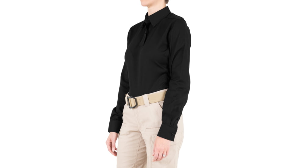 First Tactical V2 Pro Performance Long Sleeve Shirt - Womens, Black, Extra Large, R, 121015-019-XL-R