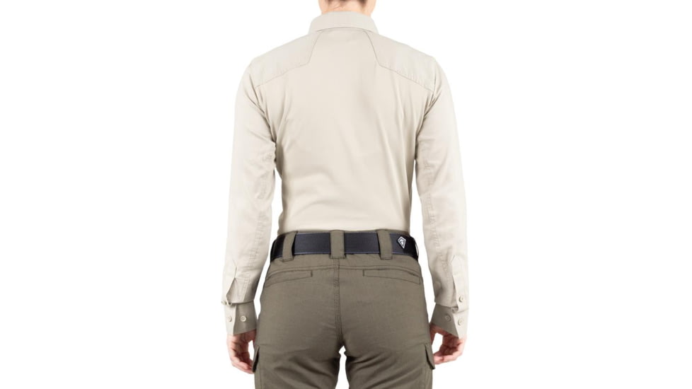 First Tactical V2 Pro Performance Long Sleeve Shirt - Womens, Khaki, 2XL, R, 121015-055-XXL-R