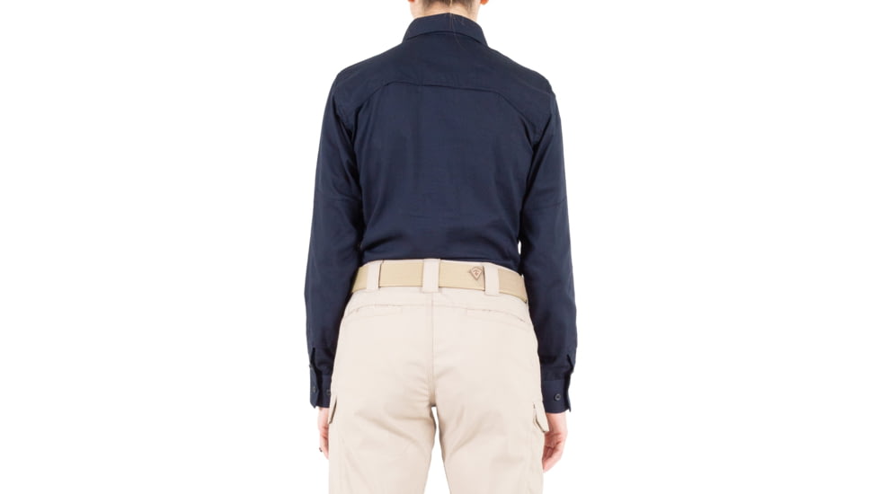 First Tactical V2 Tactical Long Sleeve Shirt - Womens, Midnight Navy, Medium, R, 121006-729-M-R