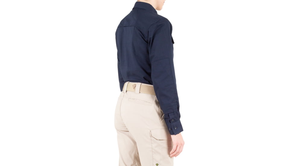 First Tactical V2 Tactical Long Sleeve Shirt - Womens, Midnight Navy, Medium, R, 121006-729-M-R