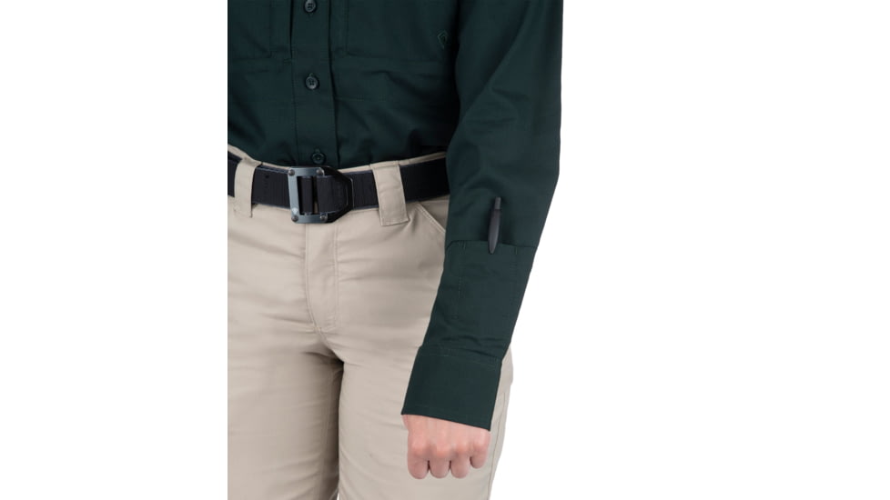 First Tactical V2 Tactical Long Sleeve Shirt - Womens, Spruce Green, Large, 121006-812-L-R