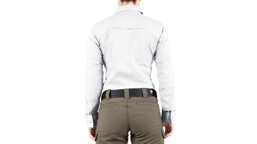 First Tactical V2 Tactical Long Sleeve Shirt - Womens, White, Large, R, 121006-010-L-R
