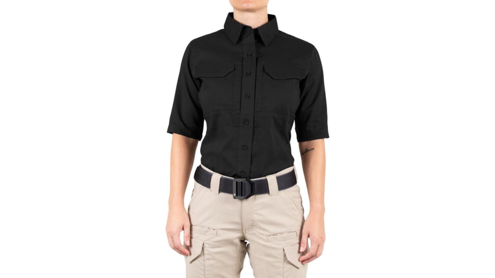 First Tactical V2 Tactical Short Sleeve Shirt - Womens, Black, 2XL, 122007-019-XXL