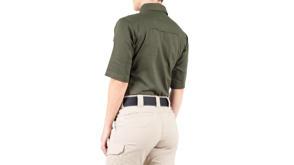 First Tactical V2 Tactical Short Sleeve Shirt - Womens, OD Green, 2XL, 122007-830-XXL