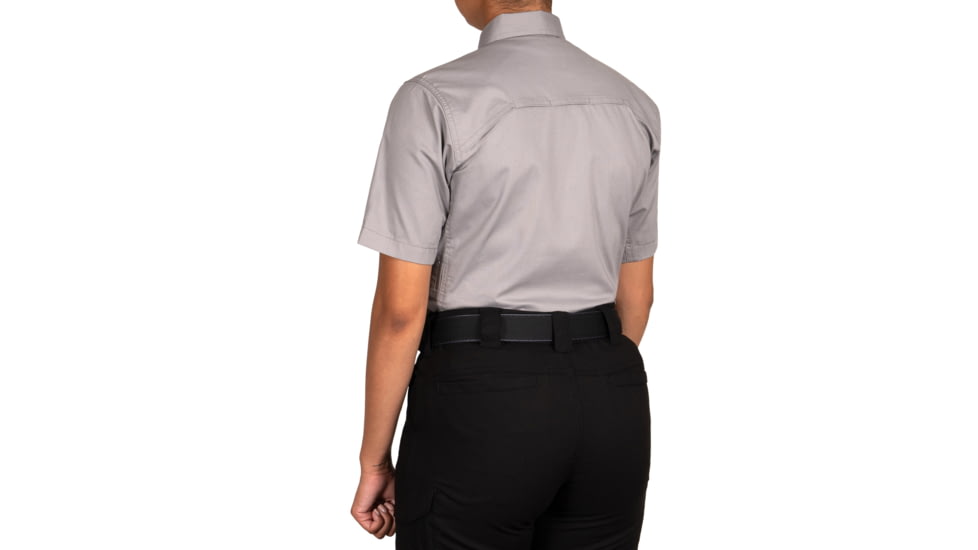 First Tactical V2 Tactical Short Sleeve Shirt - Womens, Regular, Nickel Gray, Extra Large, 122007-083-XL-R