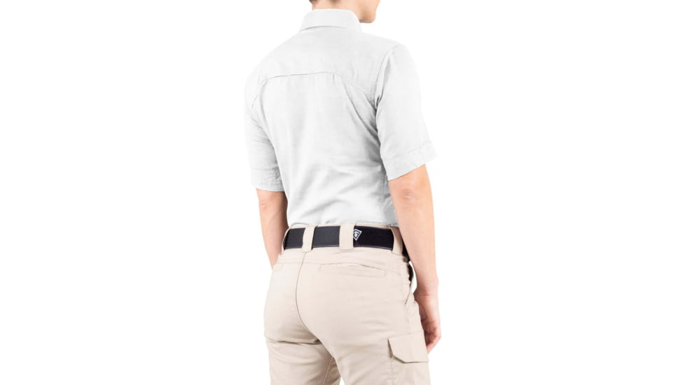 First Tactical V2 Tactical Short Sleeve Shirt - Womens, White, Extra Large, 122007-010-XL
