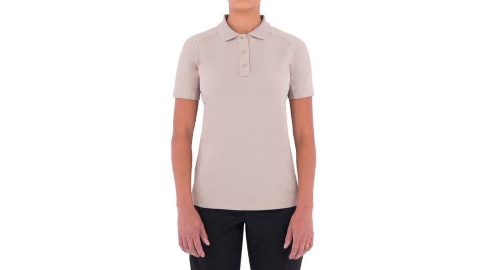 First Tactical Womens Performance Ss Polo, Khaki, Extra Small 122509-055-XS
