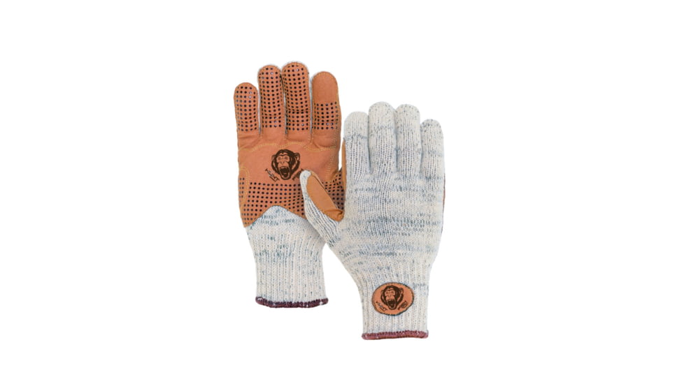 Fish Monkey Wooly Long Glove, Wool Tan, S/M, FM32-WHL-S/M