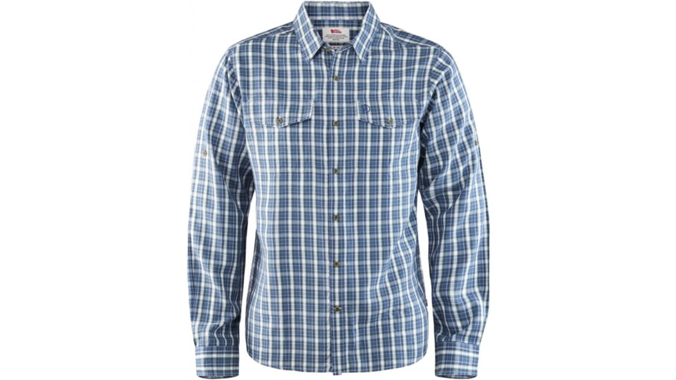 Fjallraven Abisko Cool Long Sleeve Shirt - Mens, Extra Small, Uncle Blue, F81796-520-XS