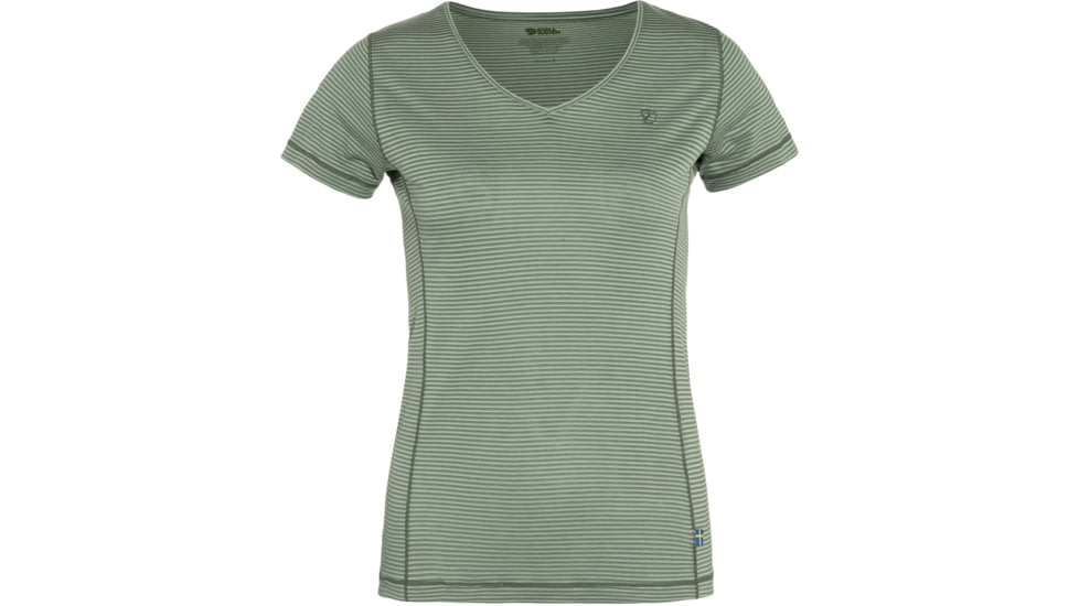 Fjallraven Abisko Cool T-Shirt - Womens, Patina Green, 2XS, F89472-614-XXS