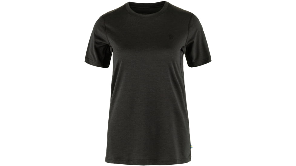 Fjallraven Abisko Day Hike Short Sleeve - Womens, Black, 2XS, F84106-550-XXS