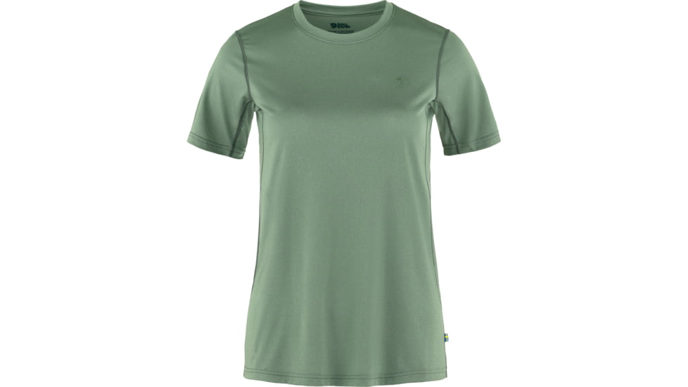 Fjallraven Abisko Day Hike Short Sleeve - Womens, Patina Green, 2XS, F84106-614-XXS