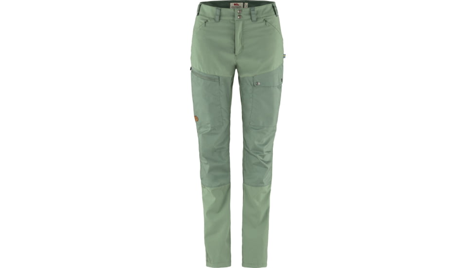 Fjallraven Abisko Midsummer Trousers - Womens, Jade Green/Patina Green, 34, F89827-613-614-34