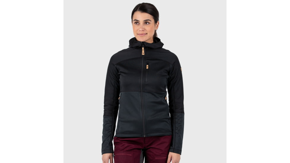 Fjallraven Abisko Trail Fleece - Womens, Black, XS, F89589-550-XS