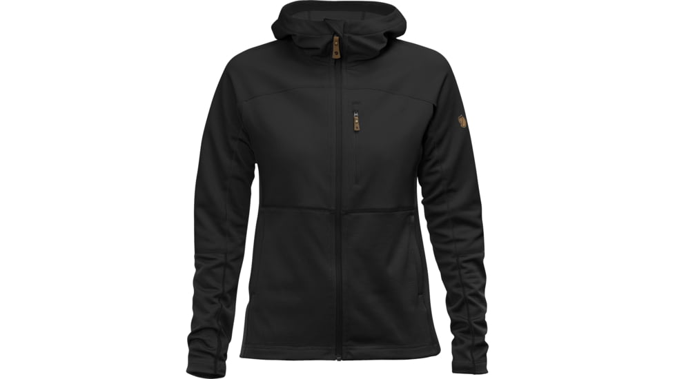 Fjallraven Abisko Trail Fleece - Womens, Black, XS, F89589-550-XS