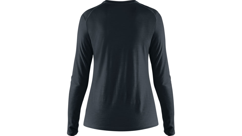 Fjallraven Abisko Wool LS - Womens, Dark Navy, Small, F84102-555-S