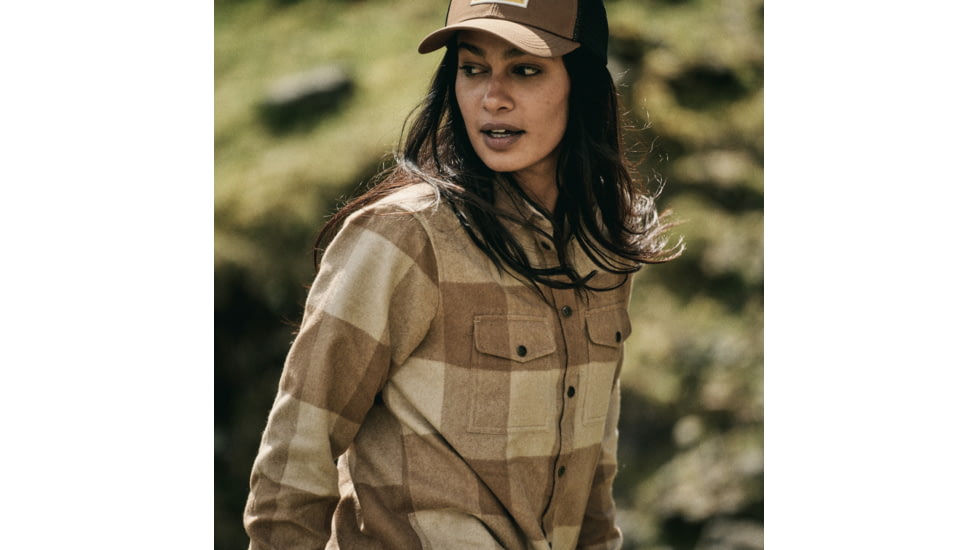 Fjallraven Canada Shirt - Womens, Buckwheat Brown-Light Beige, Small, F90835-232-191-S