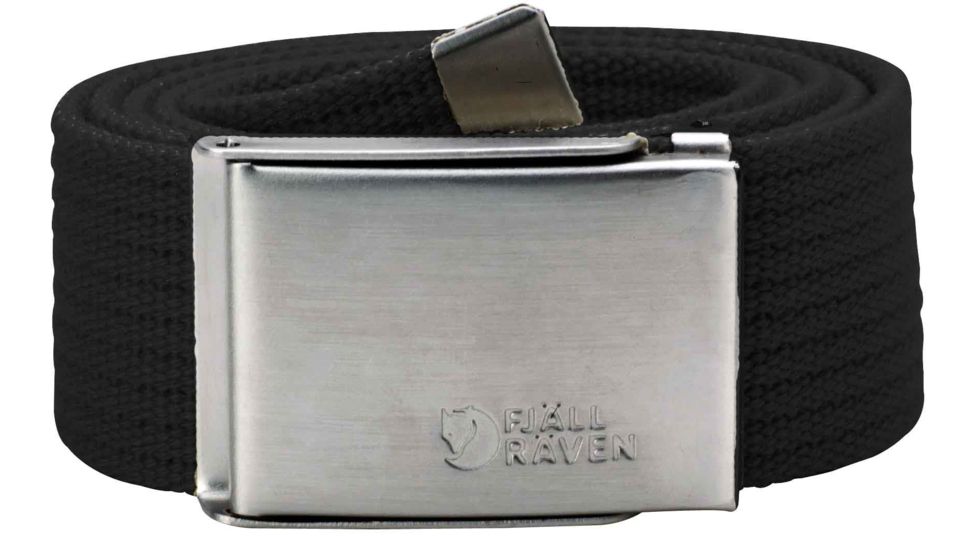 Fjallraven Canvas Belt - Unisex-Black
