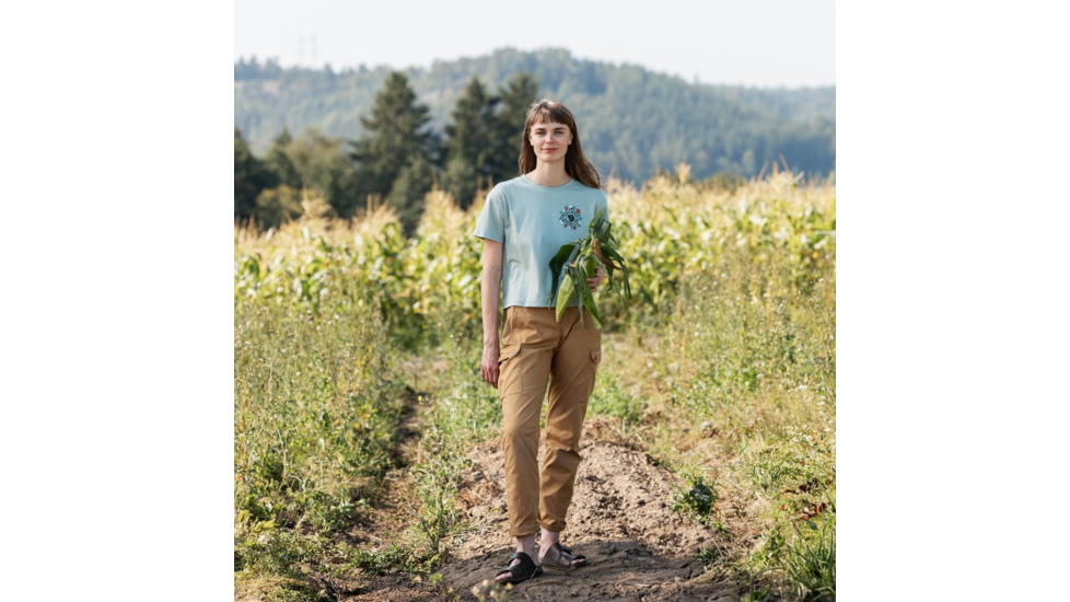 Fjallraven Fjallblomster Logo T-Shirt - Womens