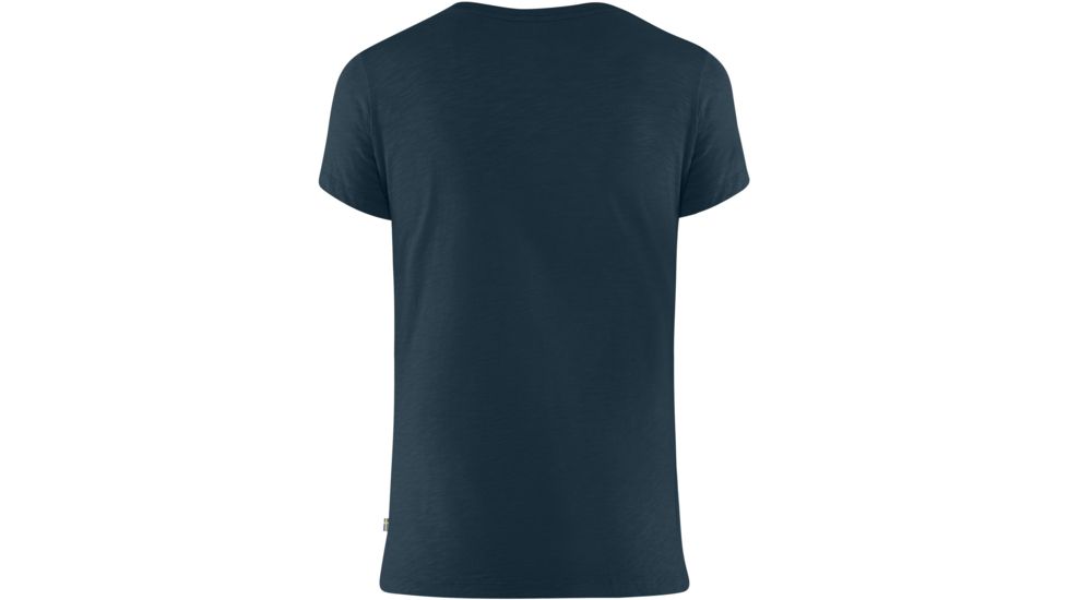 Fjallraven Forever Nature Badge T-Shirt - Womens, Navy, Large, F89877-560-L