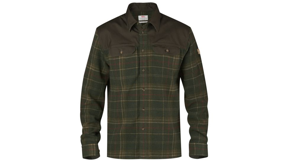 Fjallraven Granit Shirt - Men's-Green-XX-Large