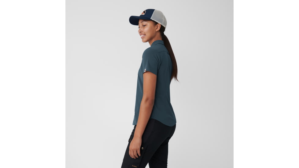 Fjallraven High Coast Lite Short Sleeve Shirt - Womens, Navy, Small, F87037-560-S