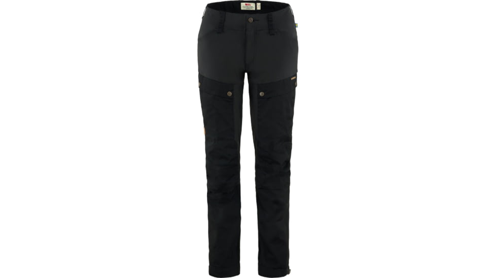 Fjallraven Keb Trekking Trousers - Womens, Short Inseam, Black, 36/Short, F86706-550-36/S