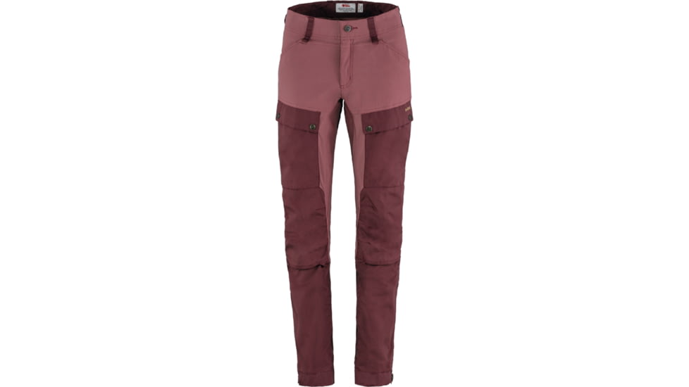 Fjallraven Keb Trekking Trousers - Womens, Short Inseam, Port/Mesa Purple, 48/Short, F86706-357-410-48/S