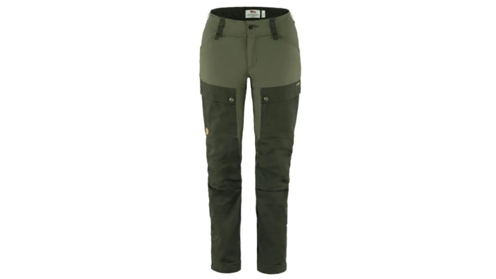 Fjallraven Keb Trousers Curved - Womens, Regular Inseam, Deep Forest/Laurel Green, 48/Regular, F86705-662-625-48/R